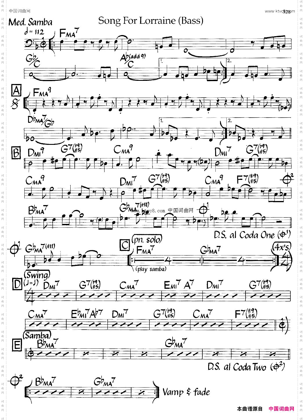 SongForLorraine爵士钢琴曲_Song For Lorraine爵士钢琴曲