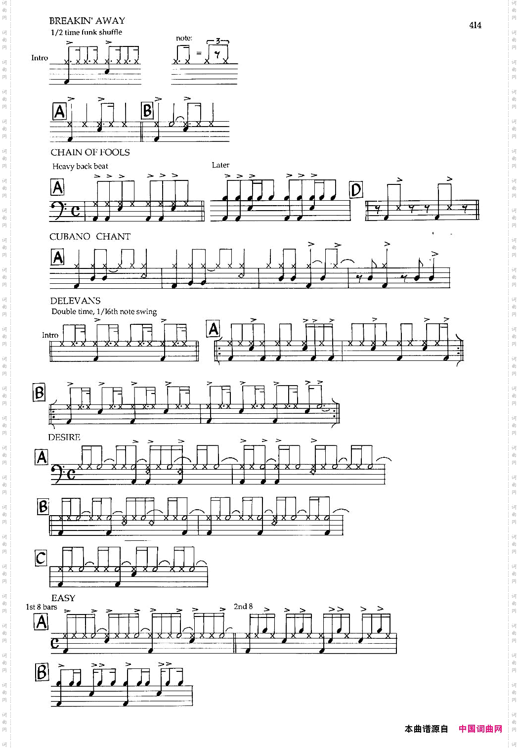 APPENDIXI-sampleDrunParts爵士钢琴曲_APPENDIXI - sample Drun Parts爵士钢琴曲