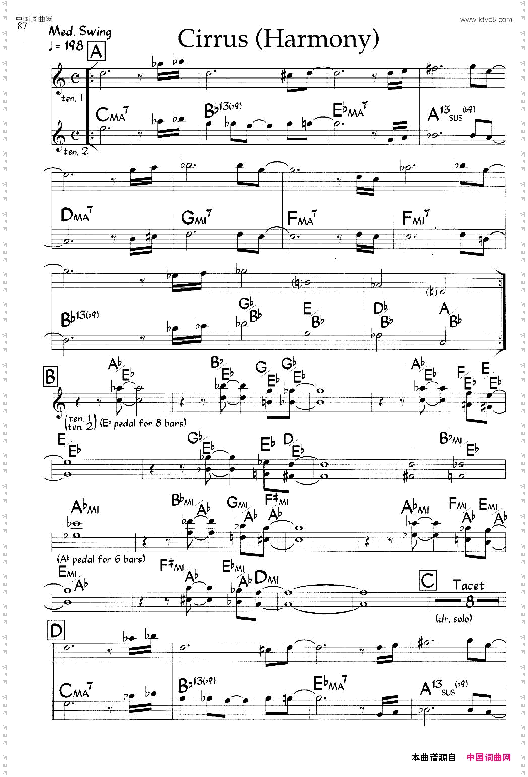 Cirrus爵士钢琴曲