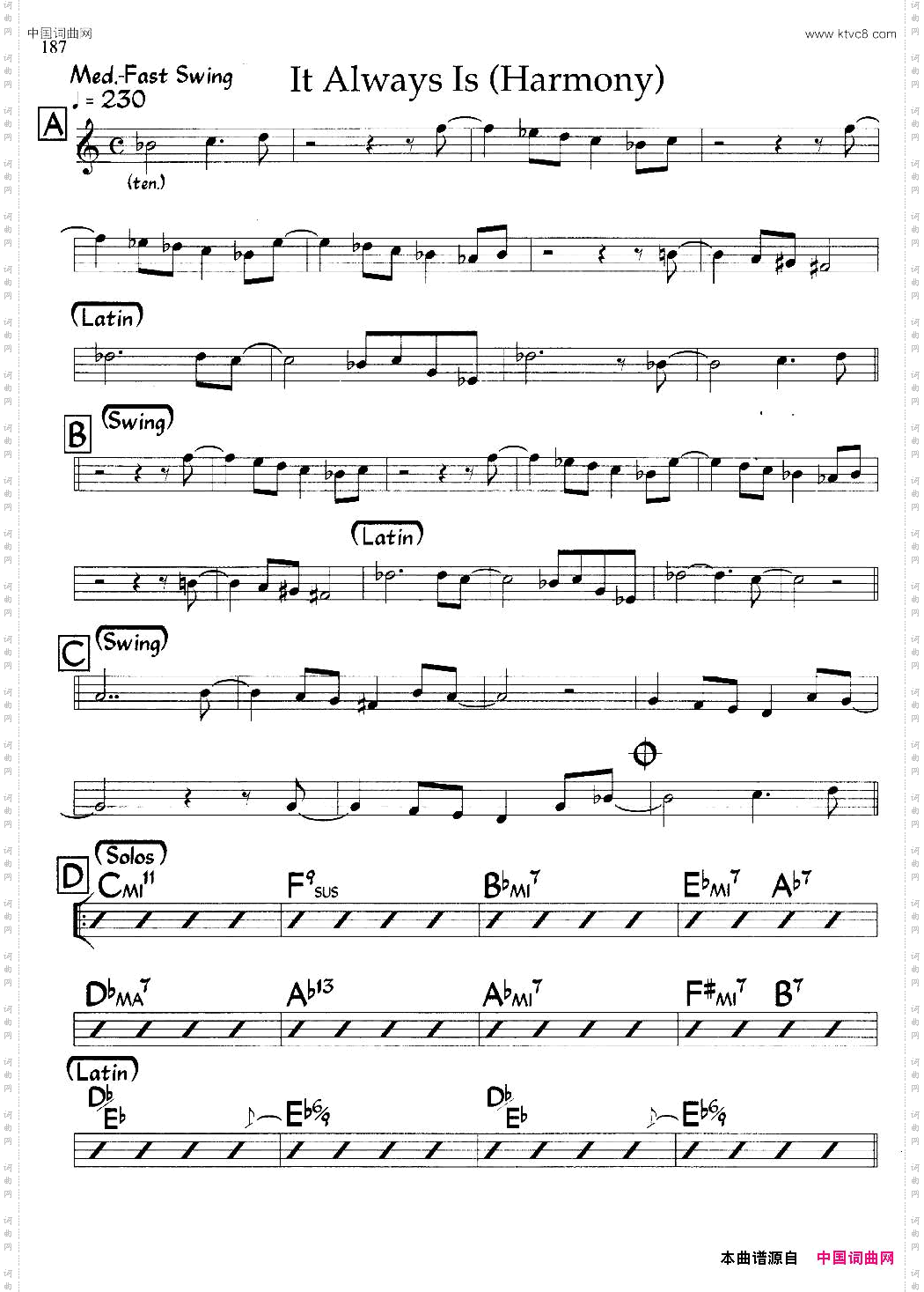 ItAlwaysIs爵士钢琴曲_It Always Is爵士钢琴曲