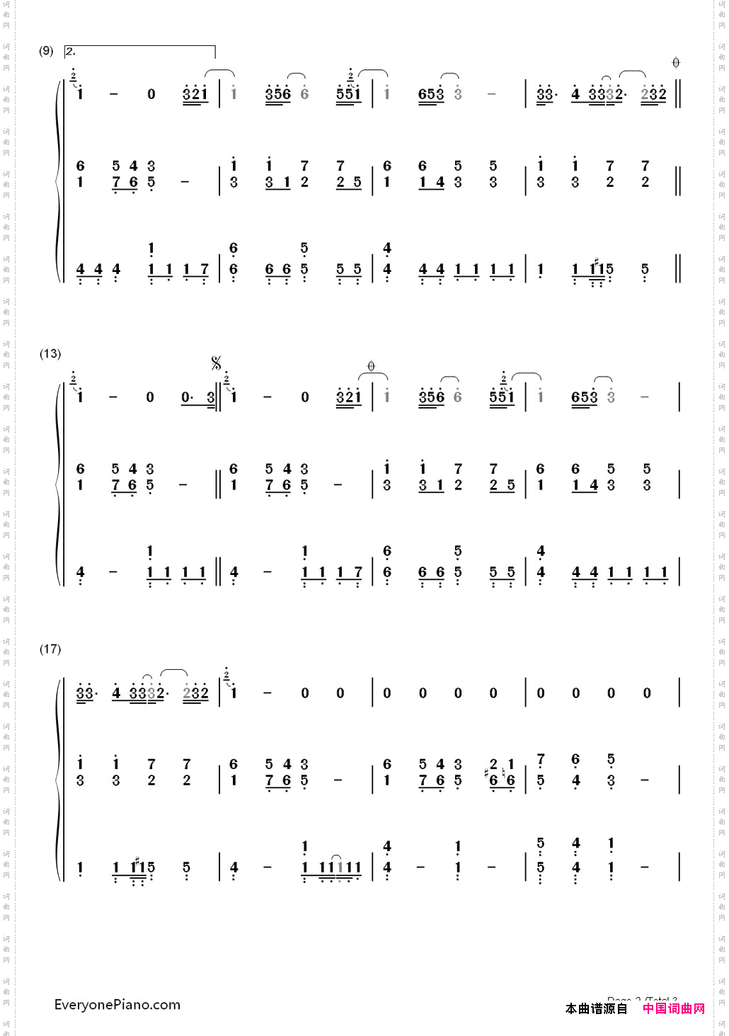 LetItBe-TheBeatles简谱版