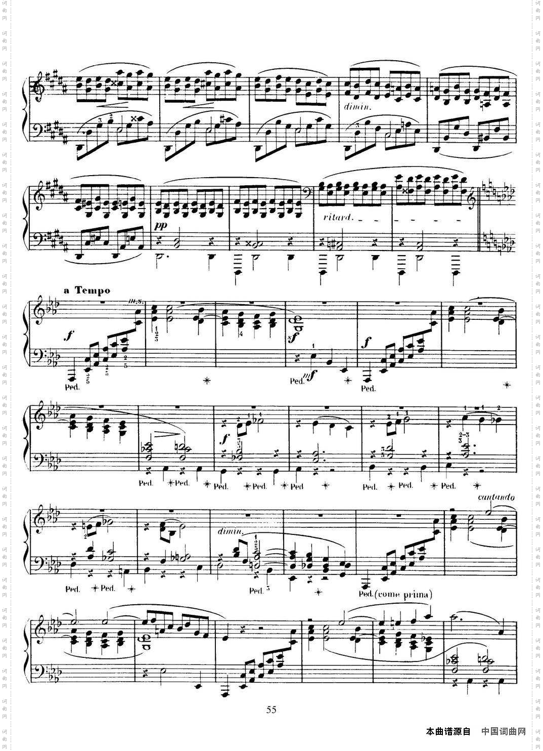 莫什科夫斯基十五首钢琴练习曲Op72第二部分共两部分