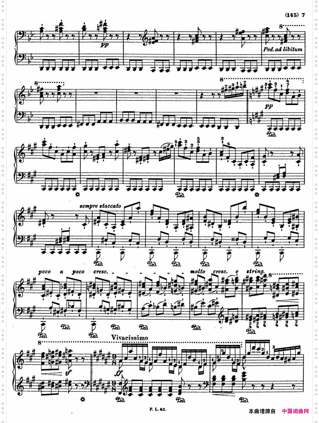 李斯特音乐会练习曲S1451S145森林的呼啸Waldesrauschen