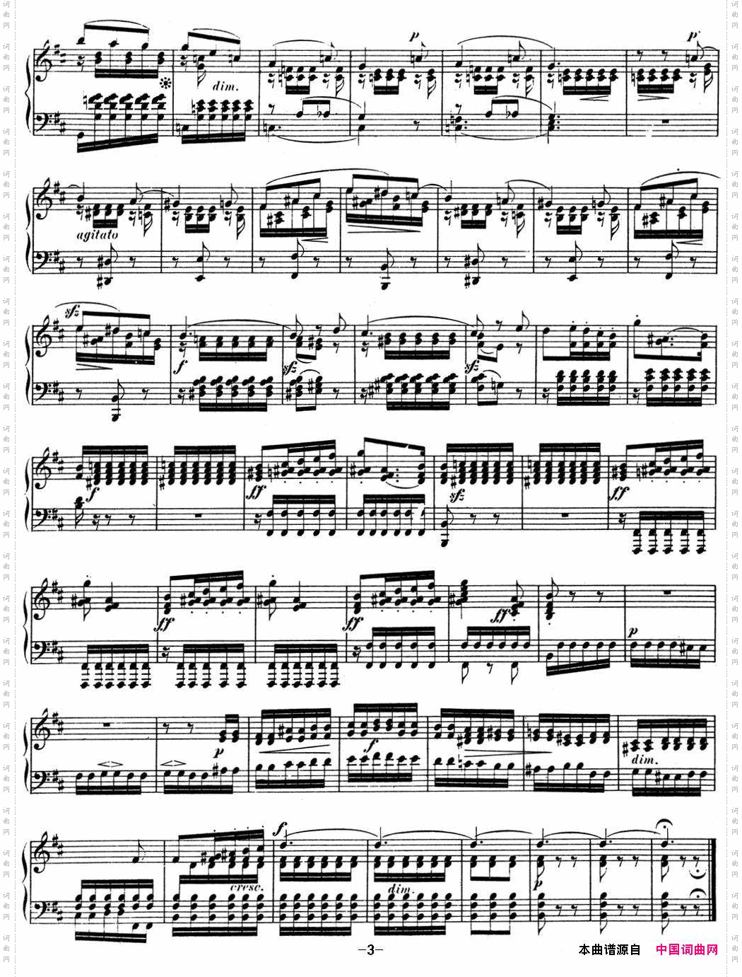 门德尔松无词歌Op.30NO.4