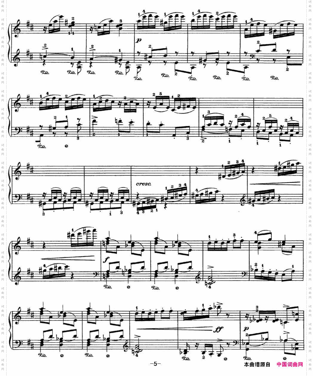 柴可夫斯基四季2月狂欢节D大调CarnivalDmajor