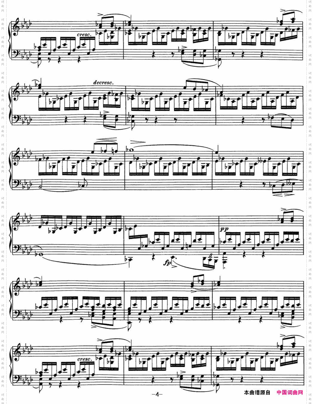 舒伯特f小调即兴曲D.935，Op.142NO.1