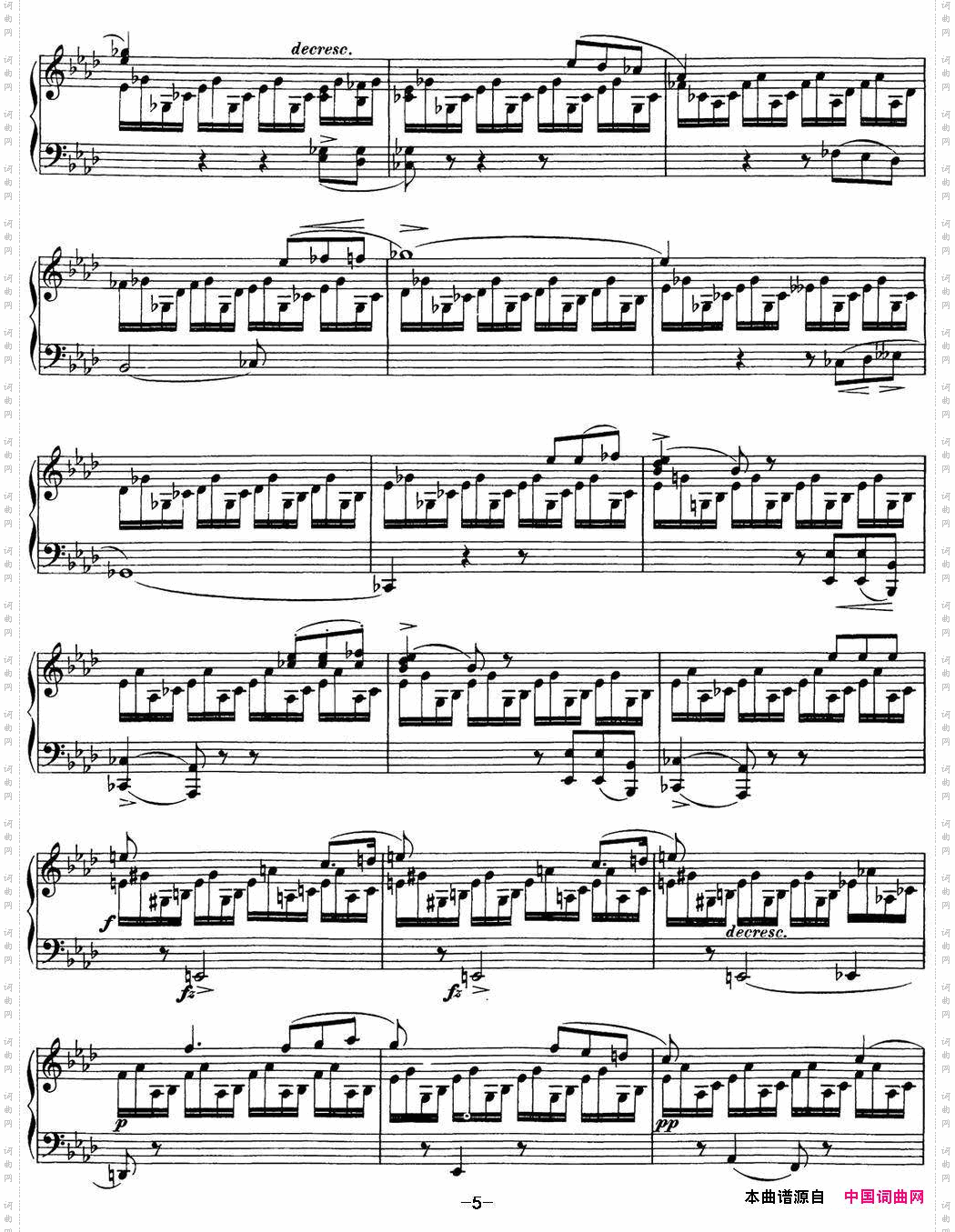 舒伯特f小调即兴曲D.935，Op.142NO.1