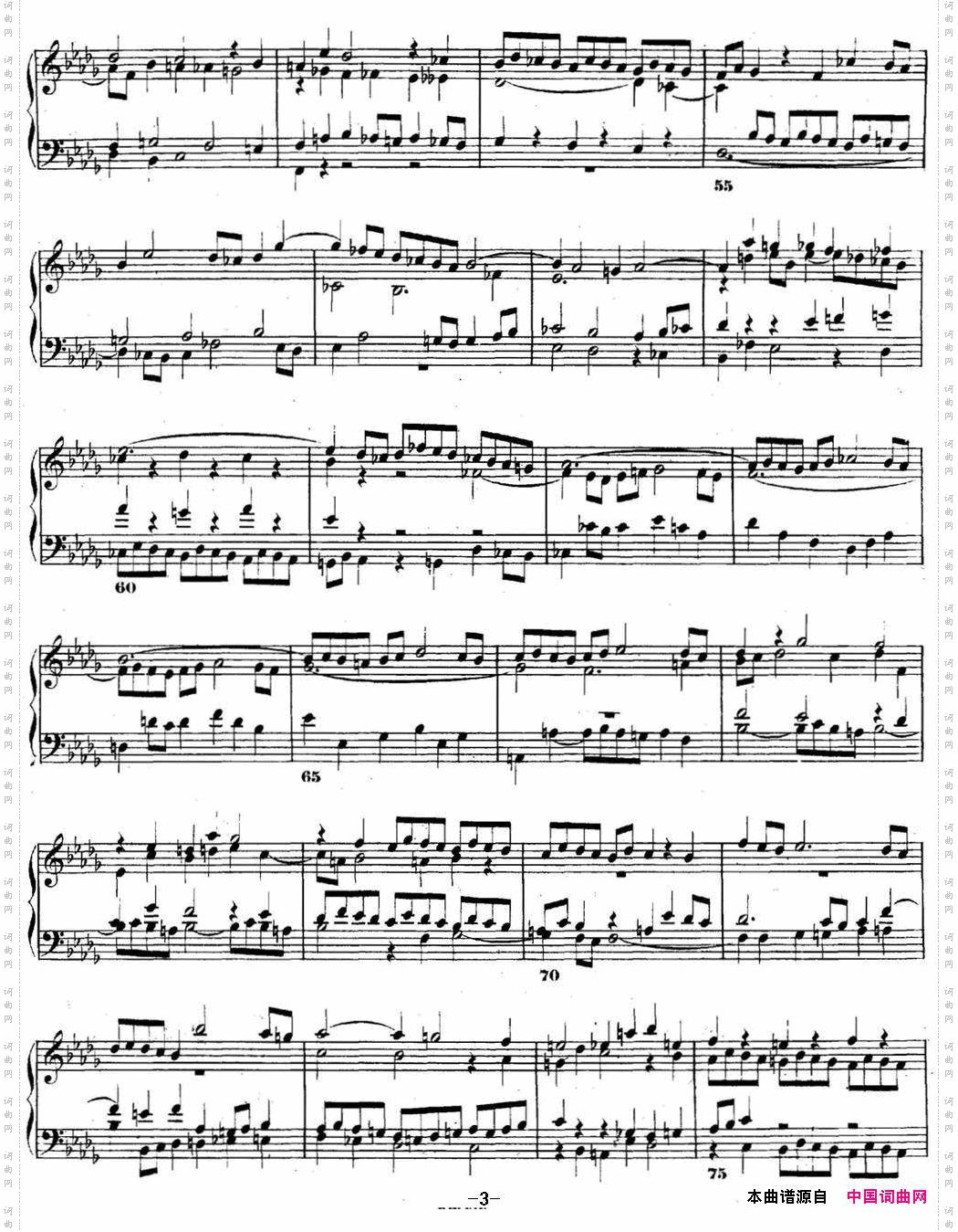 巴赫《平均律钢琴曲集·第二卷》之赋格曲NO.22