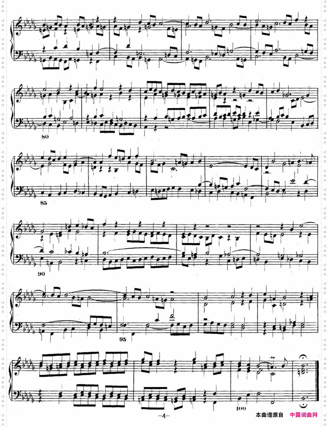 巴赫《平均律钢琴曲集·第二卷》之赋格曲NO.22