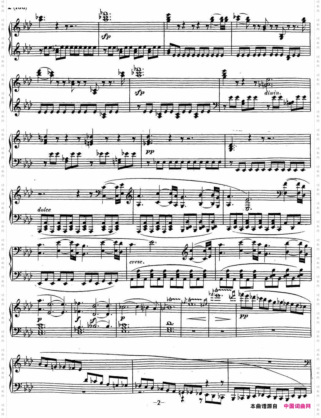 贝多芬钢琴奏鸣曲23热情f小调Op.57Fminor