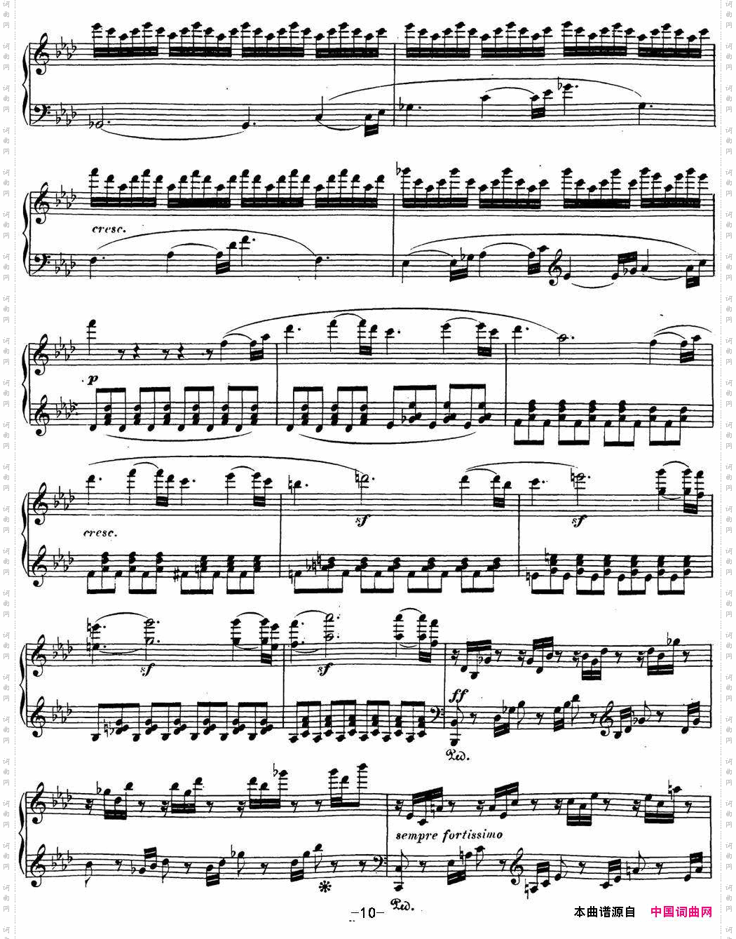 贝多芬钢琴奏鸣曲23热情f小调Op.57Fminor