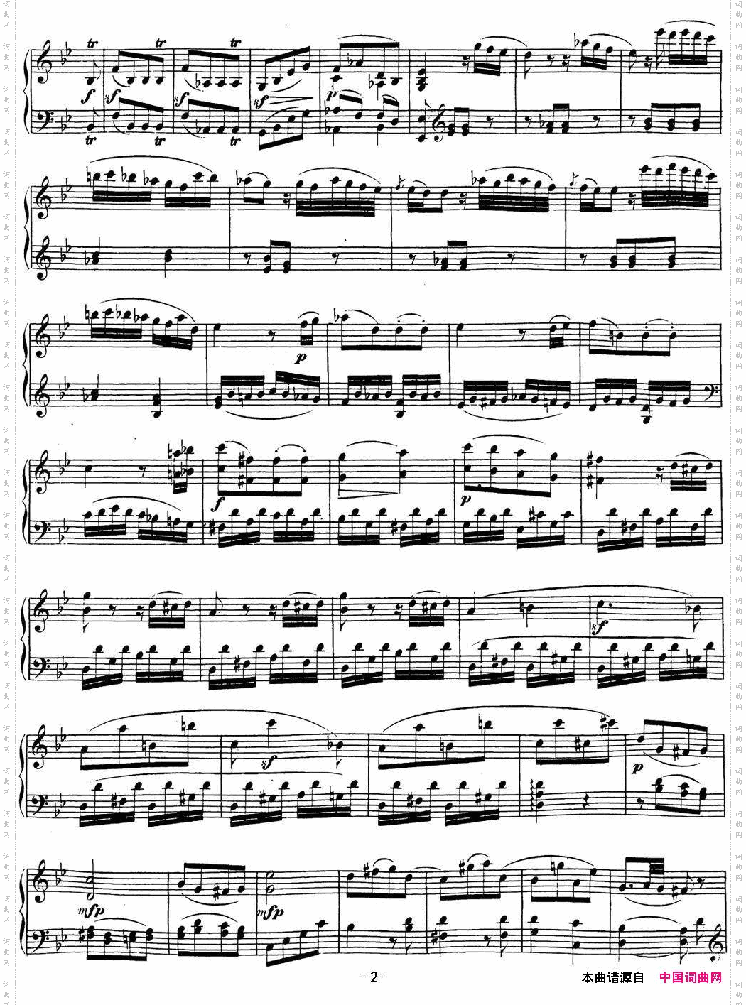 贝多芬钢琴奏鸣曲19g小调Op.49No.1Gminor