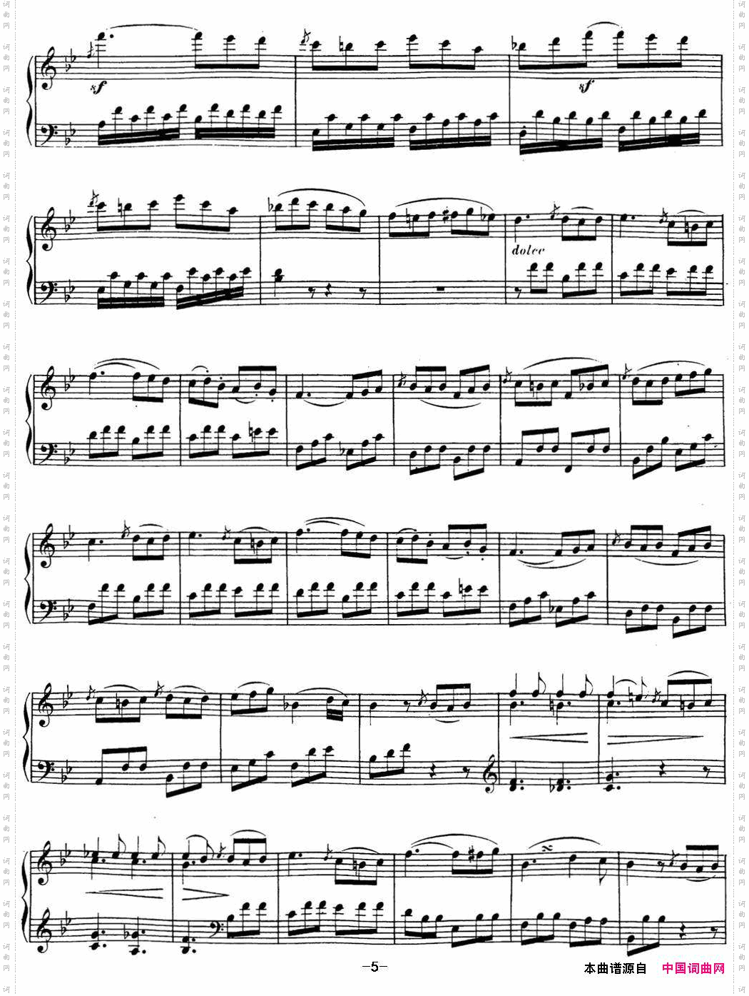 贝多芬钢琴奏鸣曲19g小调Op.49No.1Gminor