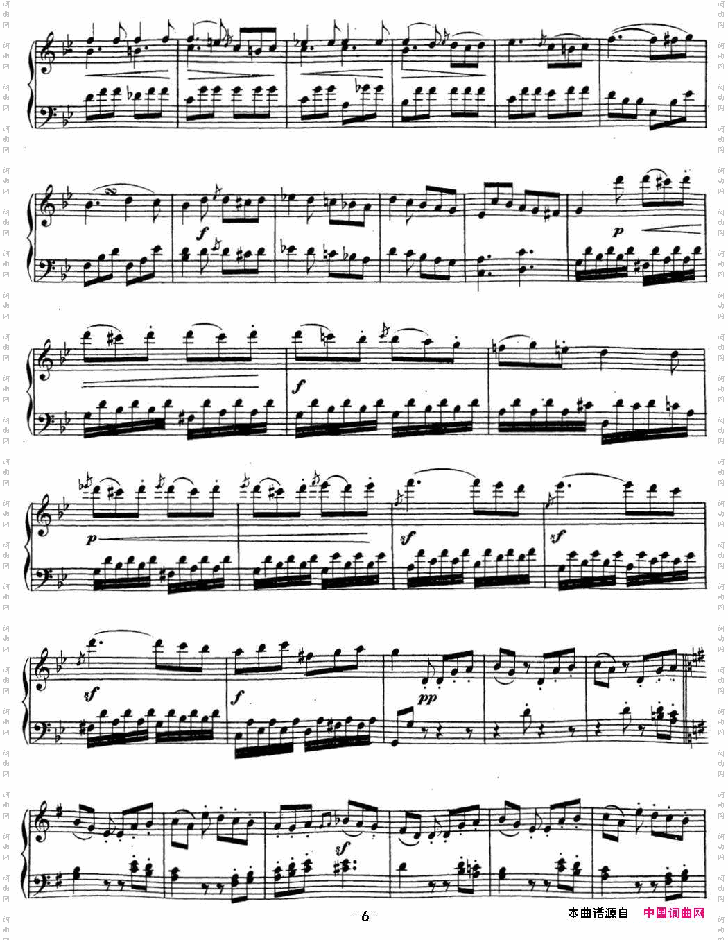 贝多芬钢琴奏鸣曲19g小调Op.49No.1Gminor