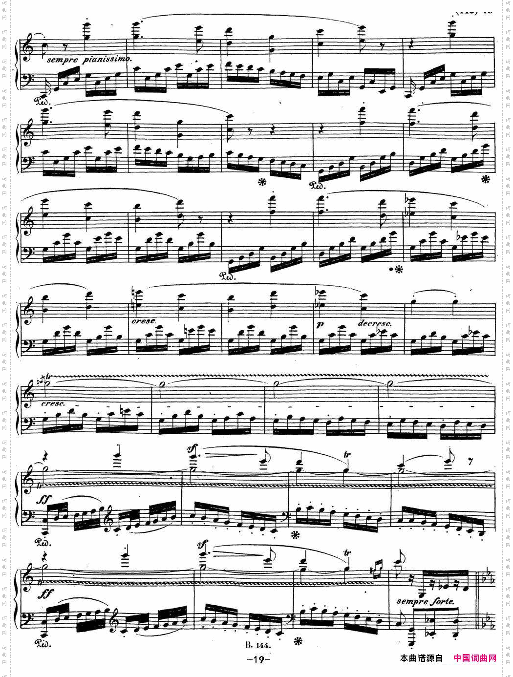 贝多芬钢琴奏鸣曲21黎明华尔斯坦C大调Op.53Cmajor_贝多芬钢琴奏鸣曲21 黎明华尔斯坦 C大调 Op.53 C major