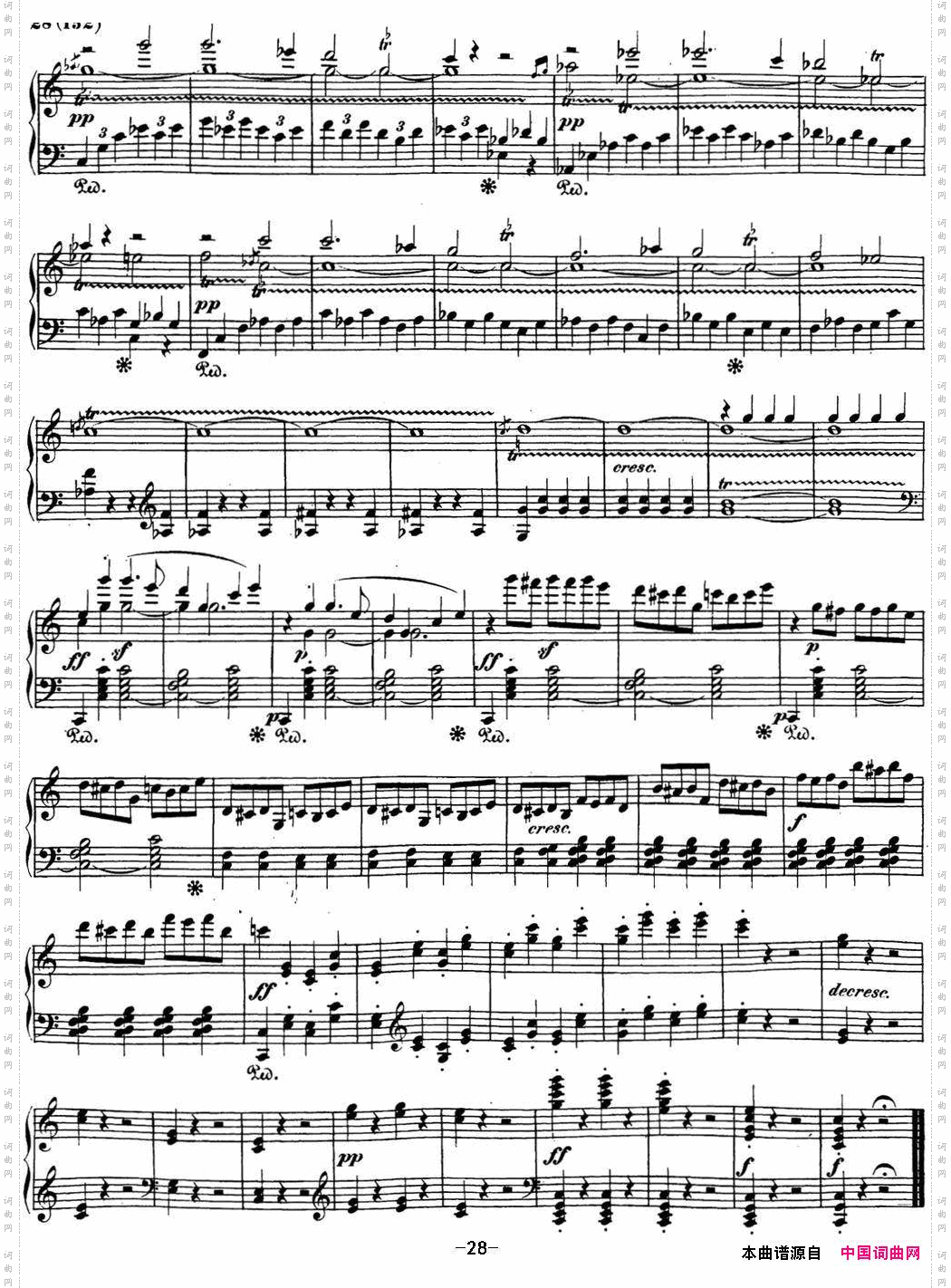 贝多芬钢琴奏鸣曲21黎明华尔斯坦C大调Op.53Cmajor_贝多芬钢琴奏鸣曲21 黎明华尔斯坦 C大调 Op.53 C major