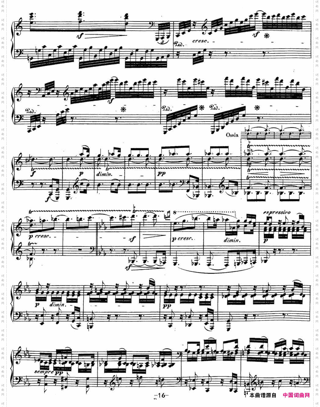贝多芬钢琴奏鸣曲32c小调Op.111Cminor