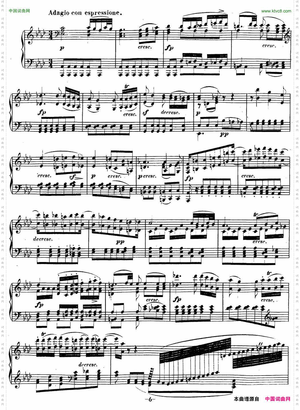 贝多芬钢琴奏鸣曲13幻想奏鸣曲降E大调Op.27No.1E-flatmajor