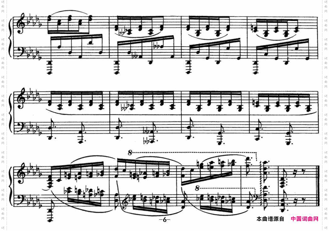 斯克里亚宾钢琴练习曲Op.8No.10AlexanderScriabinEtudes