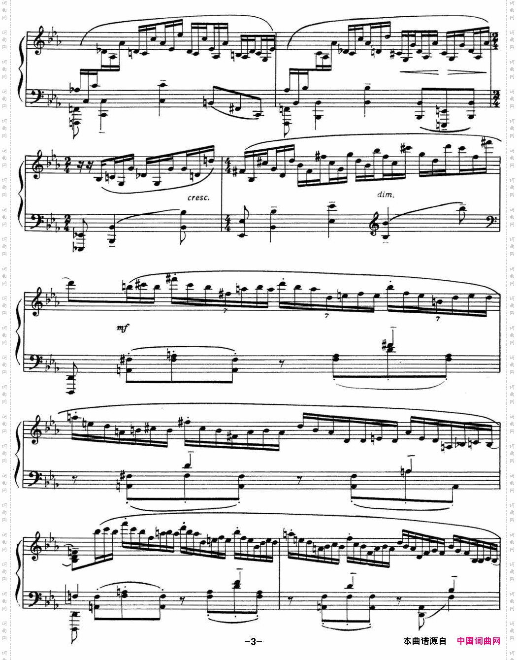 拉赫玛尼诺夫音画练习曲9或10EtudestableauxOp.39No.1