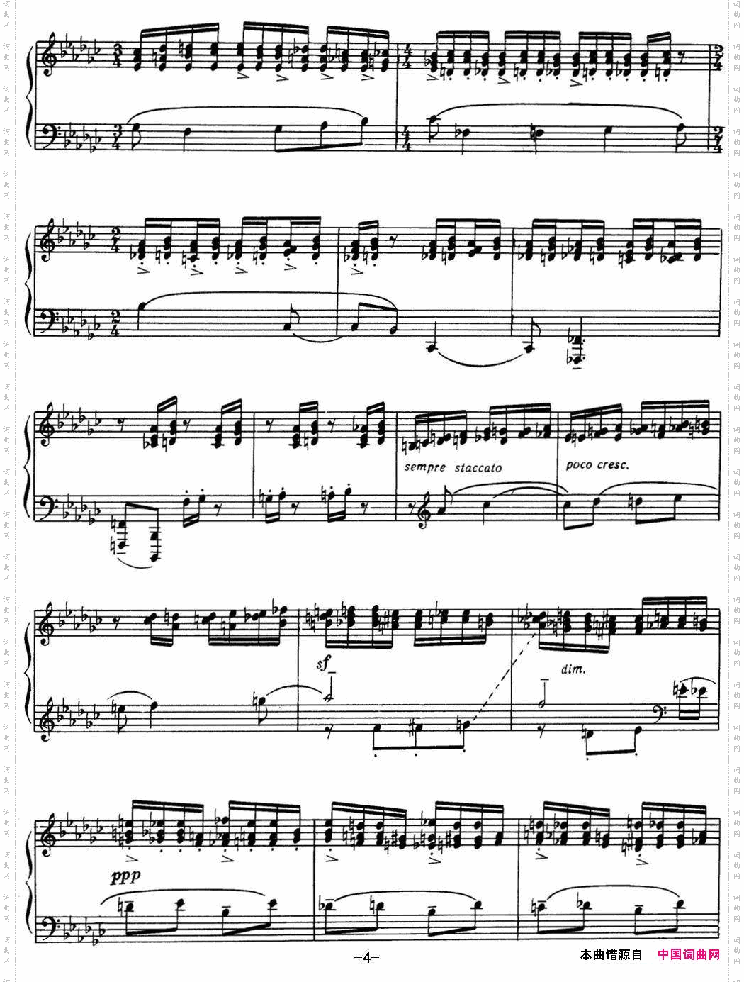 拉赫玛尼诺夫音画练习曲15或16EtudestableauxOp.39No.7