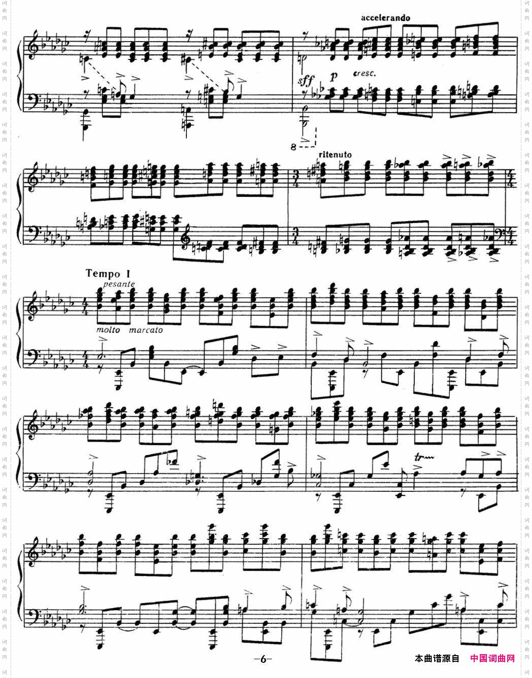 拉赫玛尼诺夫音画练习曲13或14EtudestableauxOp.39No.5