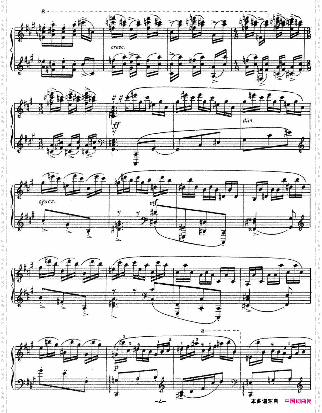 拉赫玛尼诺夫音画练习曲11或12EtudestableauxOp.39No.3