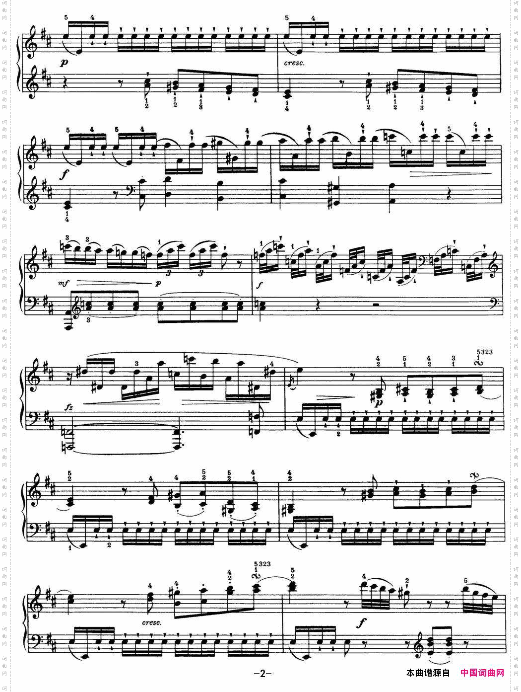 海顿钢琴奏鸣曲HobXVI19DivertimentoDmajor