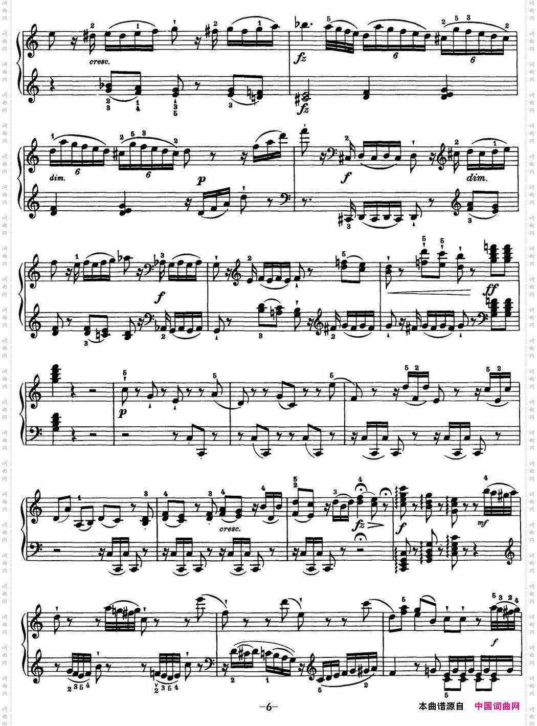 海顿钢琴奏鸣曲HobXVI50inCmajor