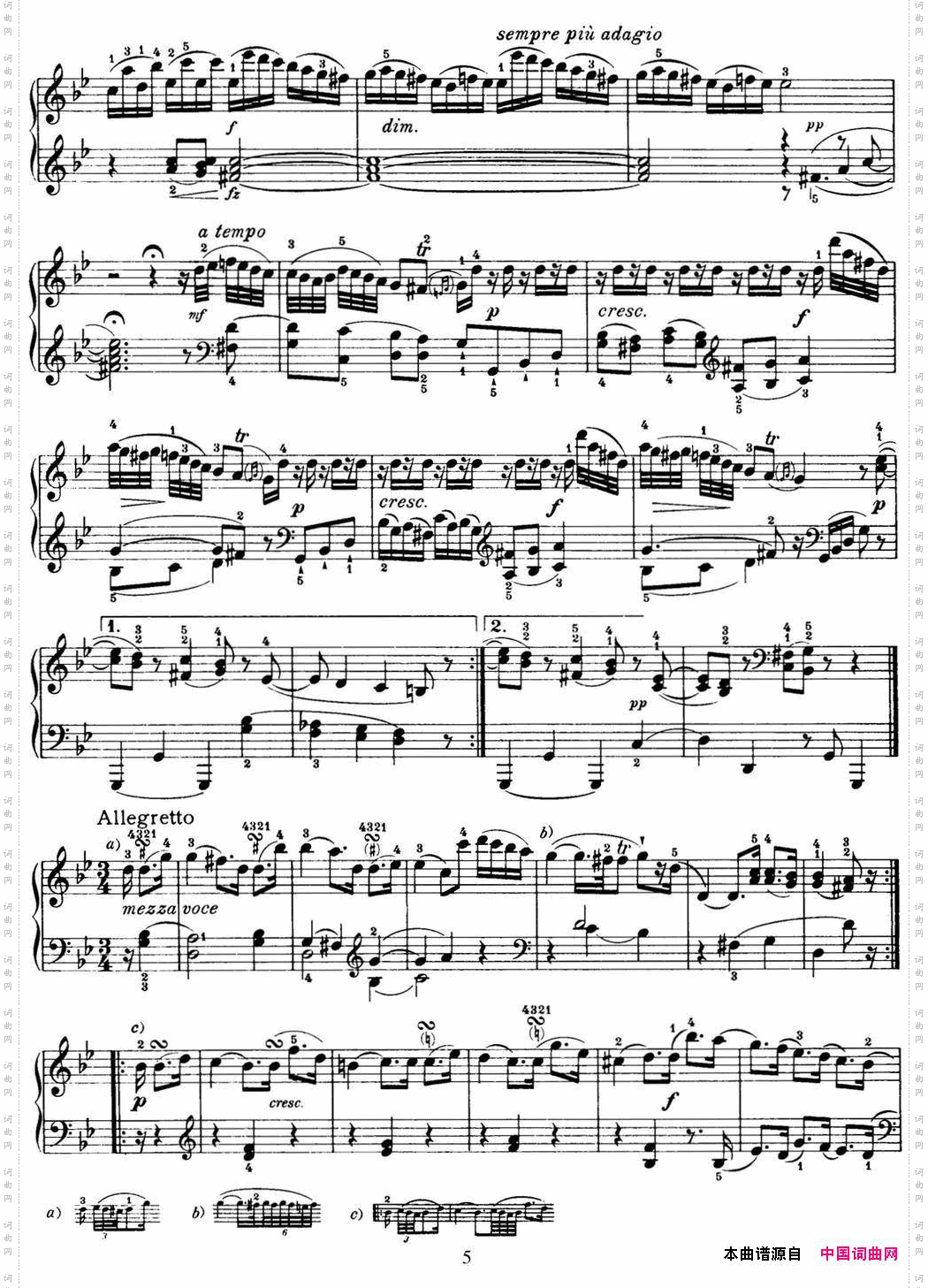 海顿钢琴奏鸣曲HobXVI44inGminor