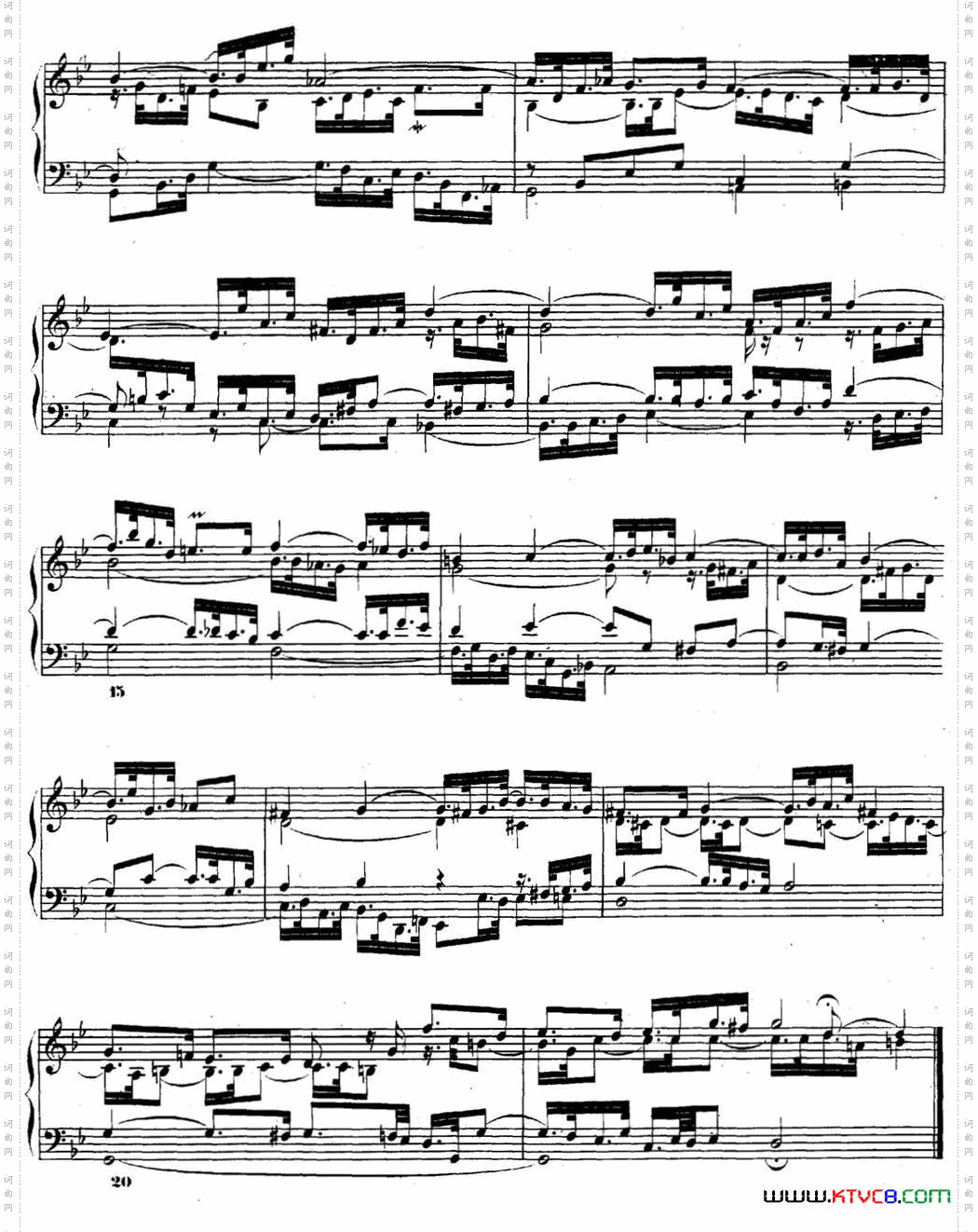 巴赫《平均律钢琴曲集·第二卷》之前奏曲NO.16