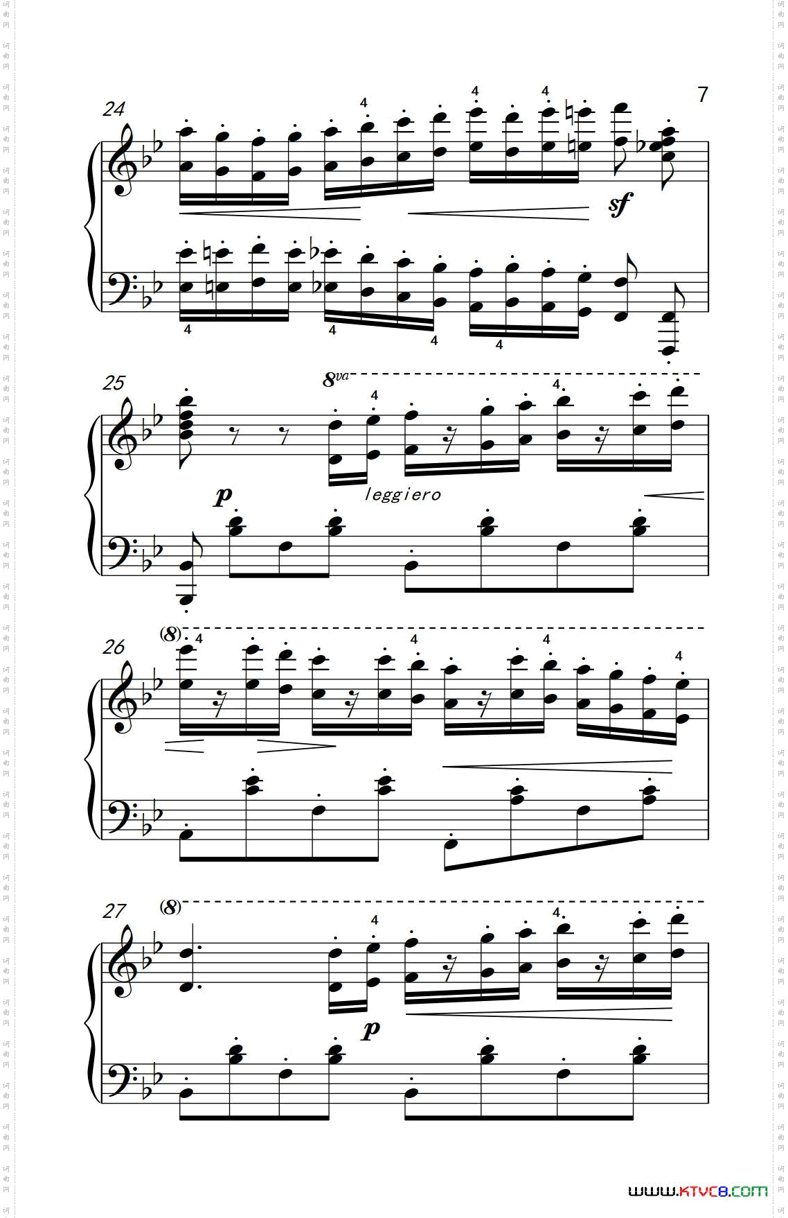车尔尼钢琴八度练习曲5536_车尔尼钢琴八度练习曲 5536