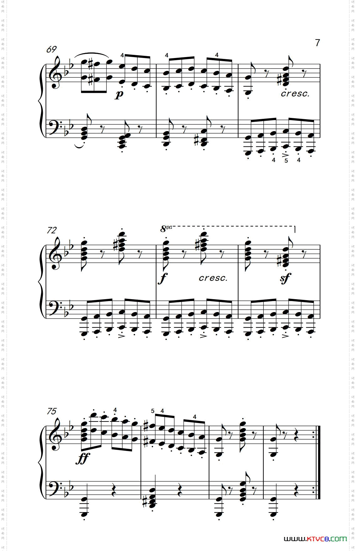 车尔尼钢琴八度练习曲5535_车尔尼钢琴八度练习曲 5535