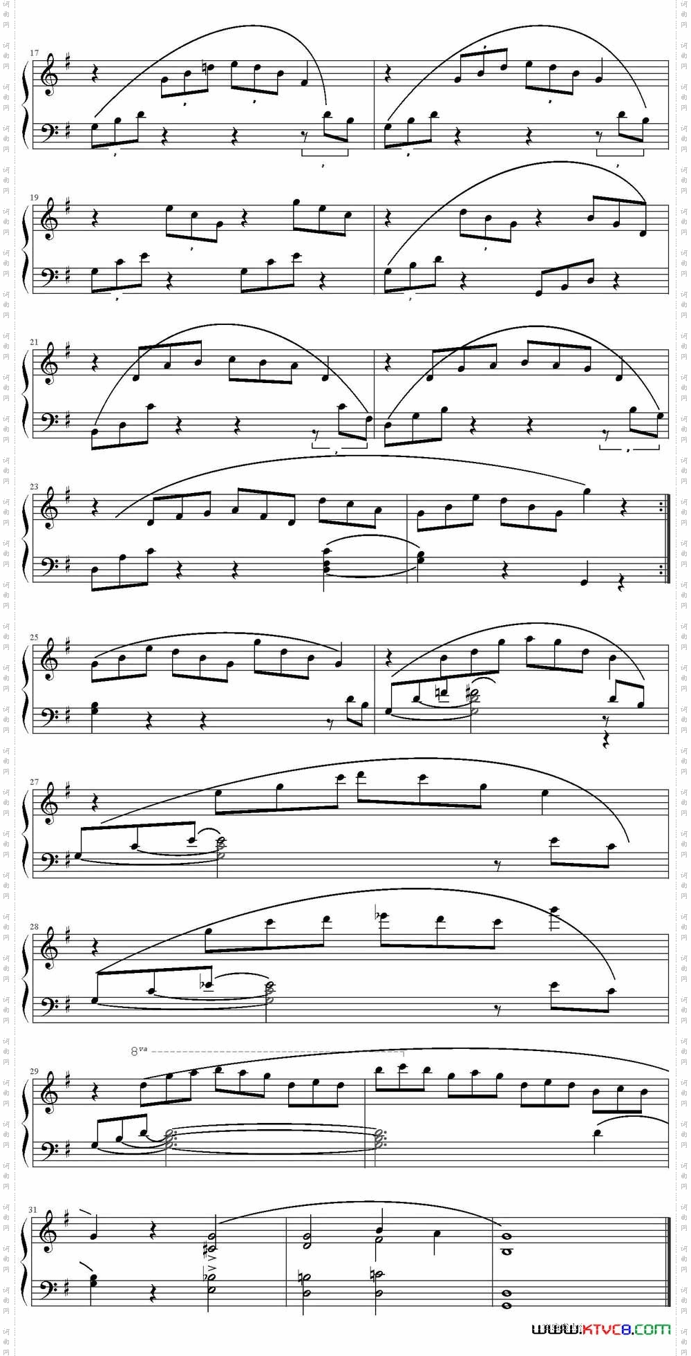 天使的和声弗里德里希·布格繆勒Op.100，No.21