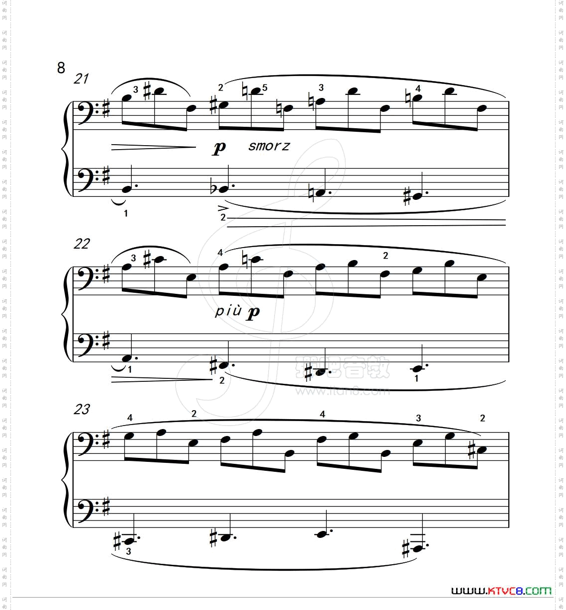 练习曲23克拉莫钢琴练习曲60首_练习曲 23克拉莫钢琴练习曲60首