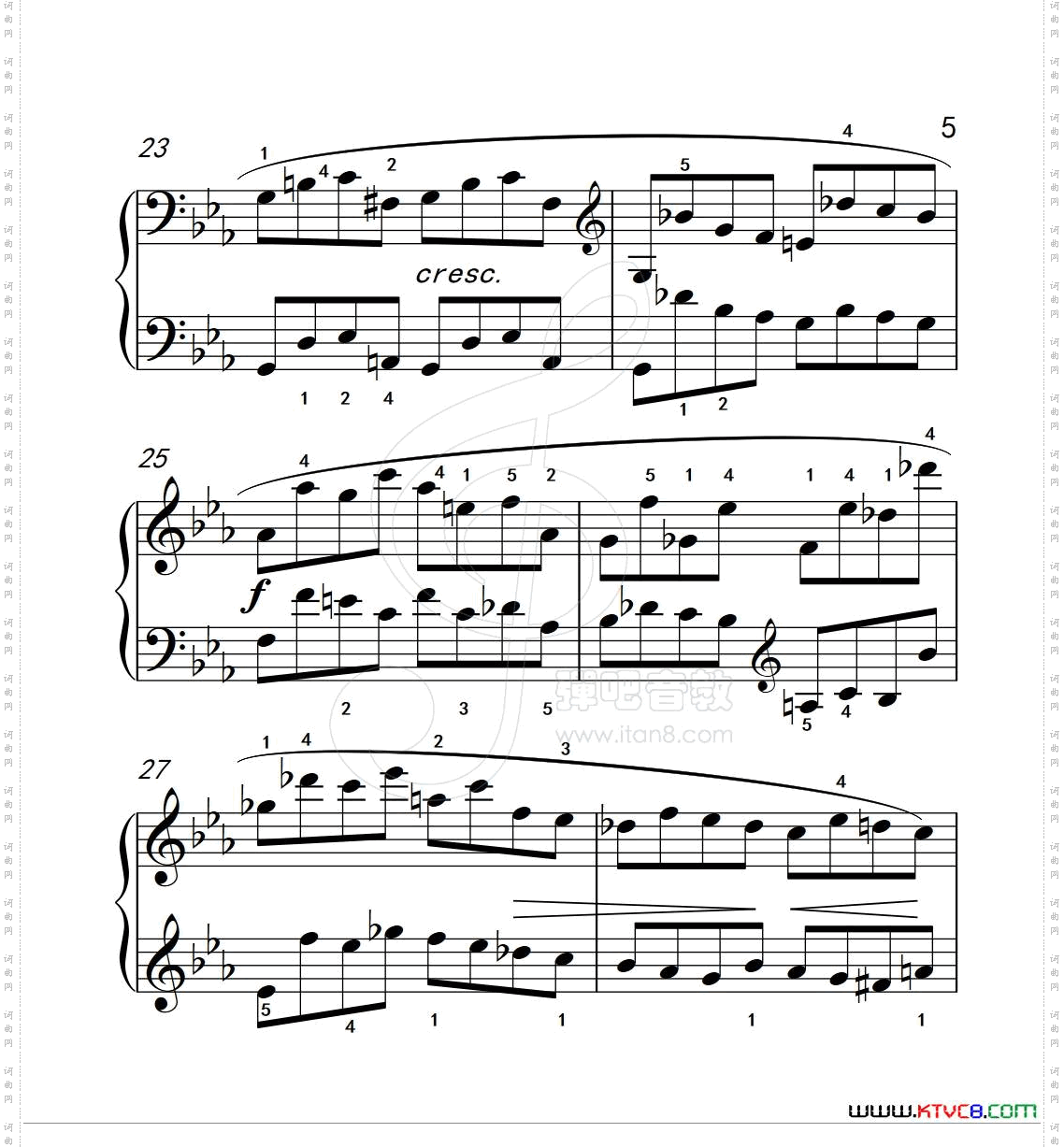 练习曲27克拉莫钢琴练习曲60首_练习曲 27克拉莫钢琴练习曲60首