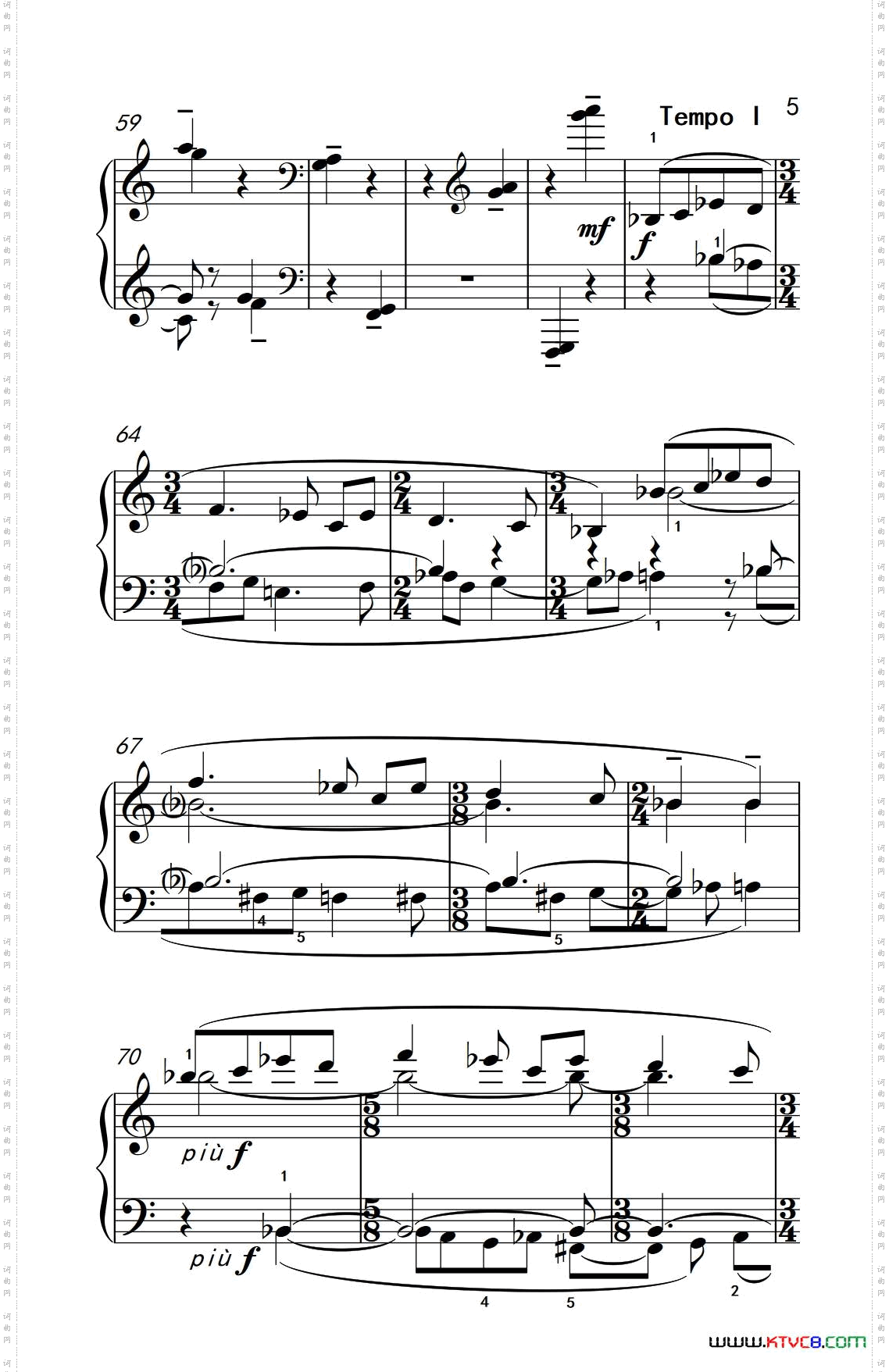 主题和倒影_巴托克 小宇宙 钢琴教程 6