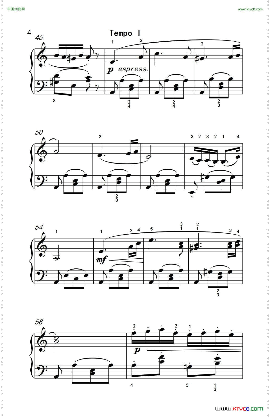 匈牙利舞曲第五号老年大学钢琴教程3_匈牙利舞曲第五号老年大学 钢琴教程 3