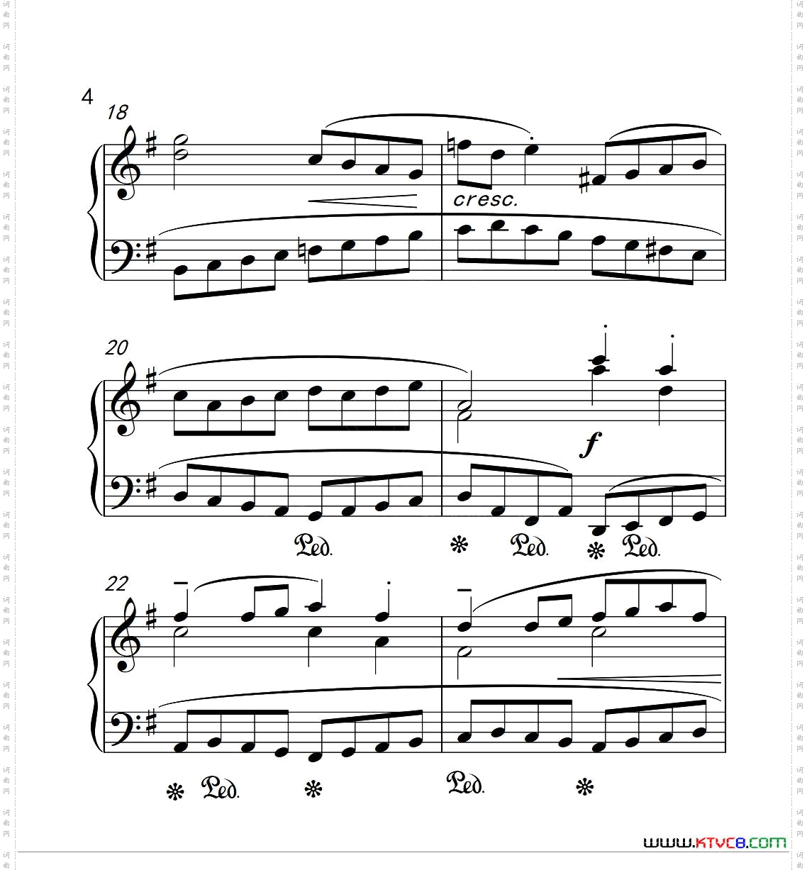 第四级A组加伏特中国音乐学院钢琴考级作品1~6级_第四级A组 加伏特中国音乐学院钢琴考级作品1~6级