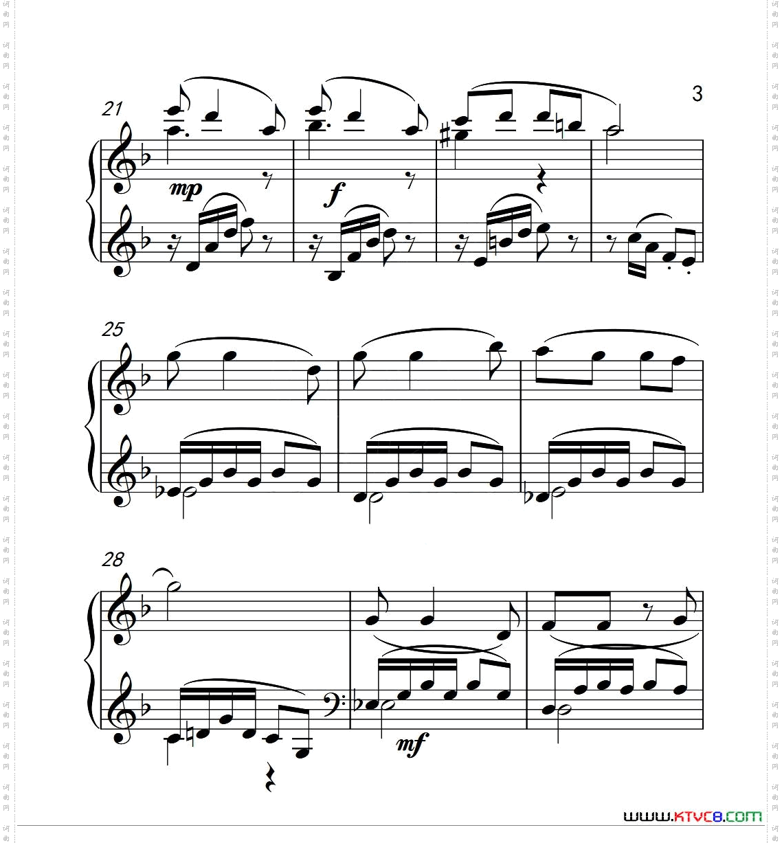 第三级B组小草中国音乐学院钢琴考级作品1~6级_第三级B组 小草中国音乐学院钢琴考级作品1~6级