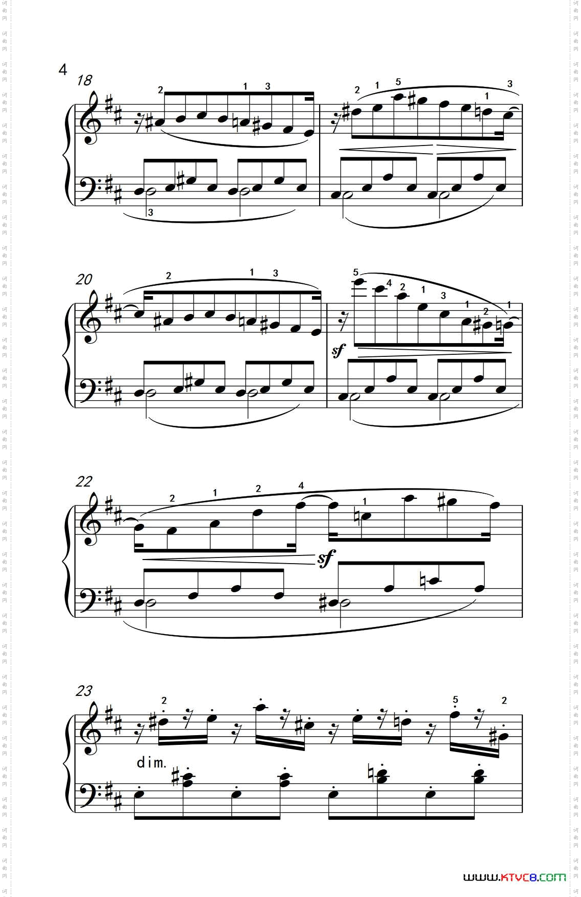 第四级1.练习曲中央音乐学院钢琴业余考级教程4-6级_第四级 1.练习曲中央音乐学院 钢琴业余考级教程 4-6级