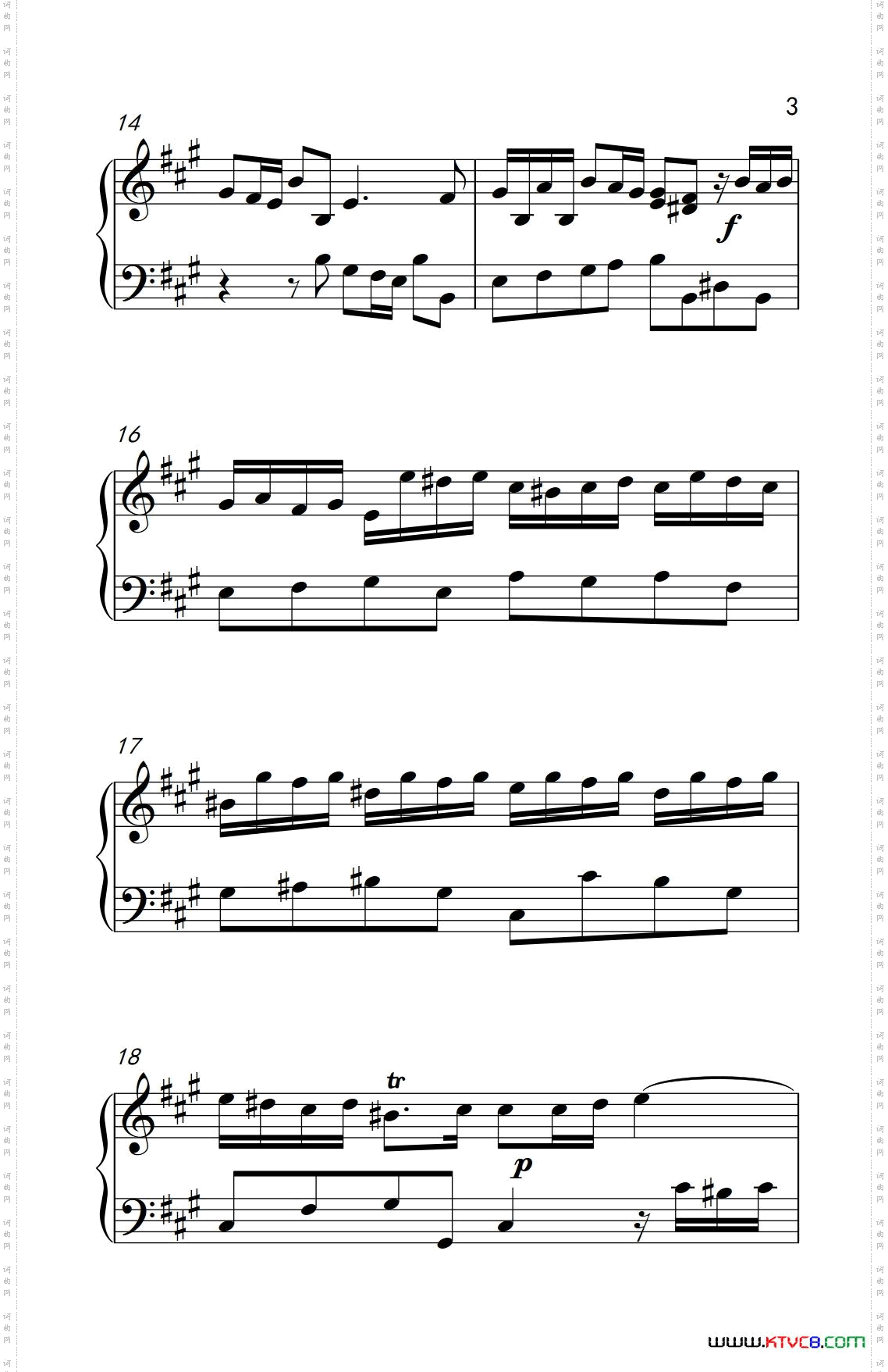 第五级2.A大调奏鸣曲中央音乐学院钢琴业余考级教程4-6级_第五级 2.A大调奏鸣曲中央音乐学院 钢琴业余考级教程 4-6级