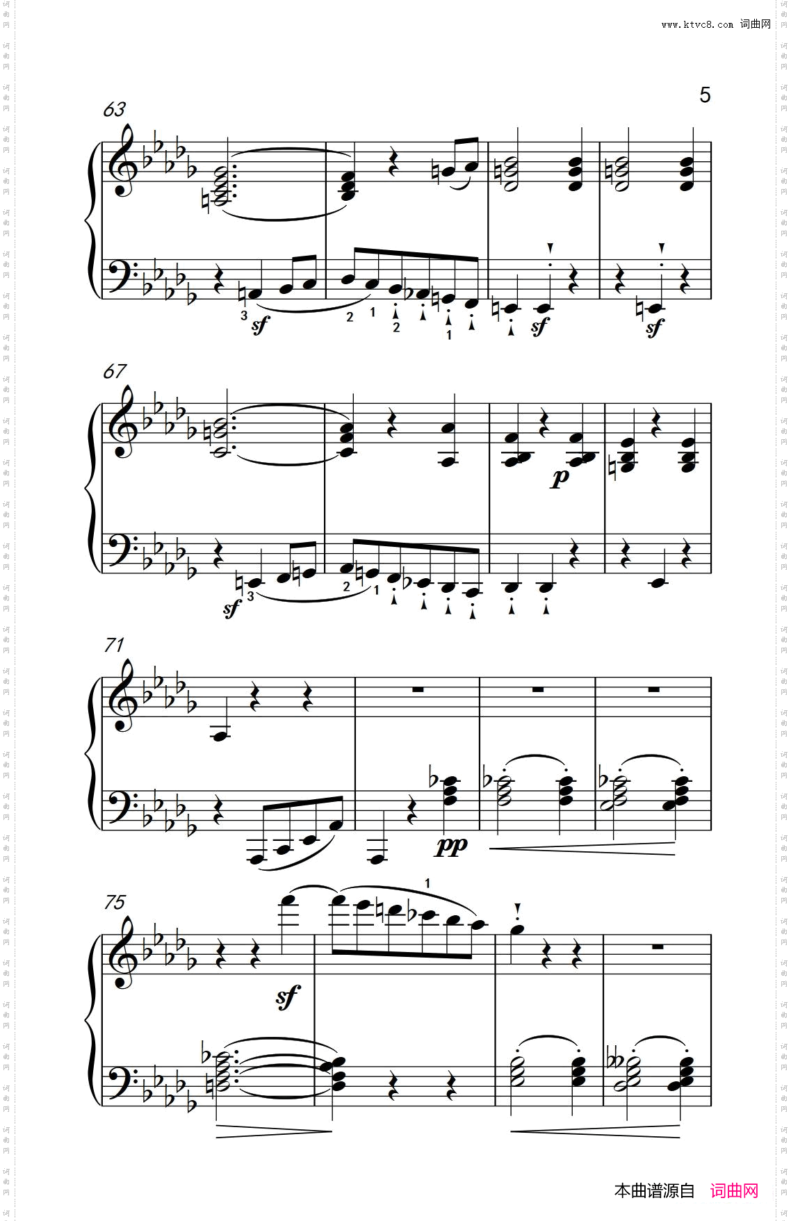 奏鸣曲Opus10Nr.2第二乐章_贝多芬奏鸣曲集 2