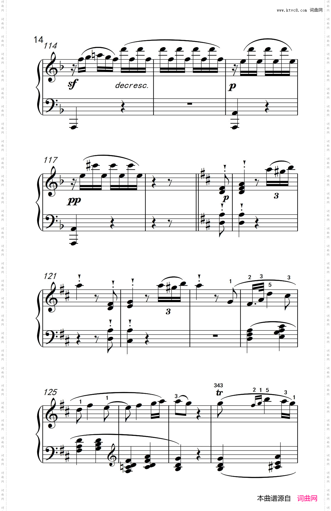 奏鸣曲Opus10Nr.2第一乐章_贝多芬奏鸣曲集 2
