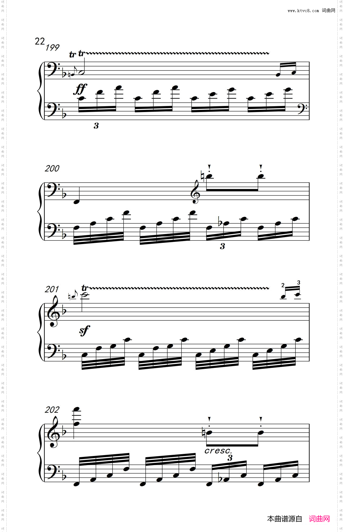 奏鸣曲Opus10Nr.2第一乐章_贝多芬奏鸣曲集 2