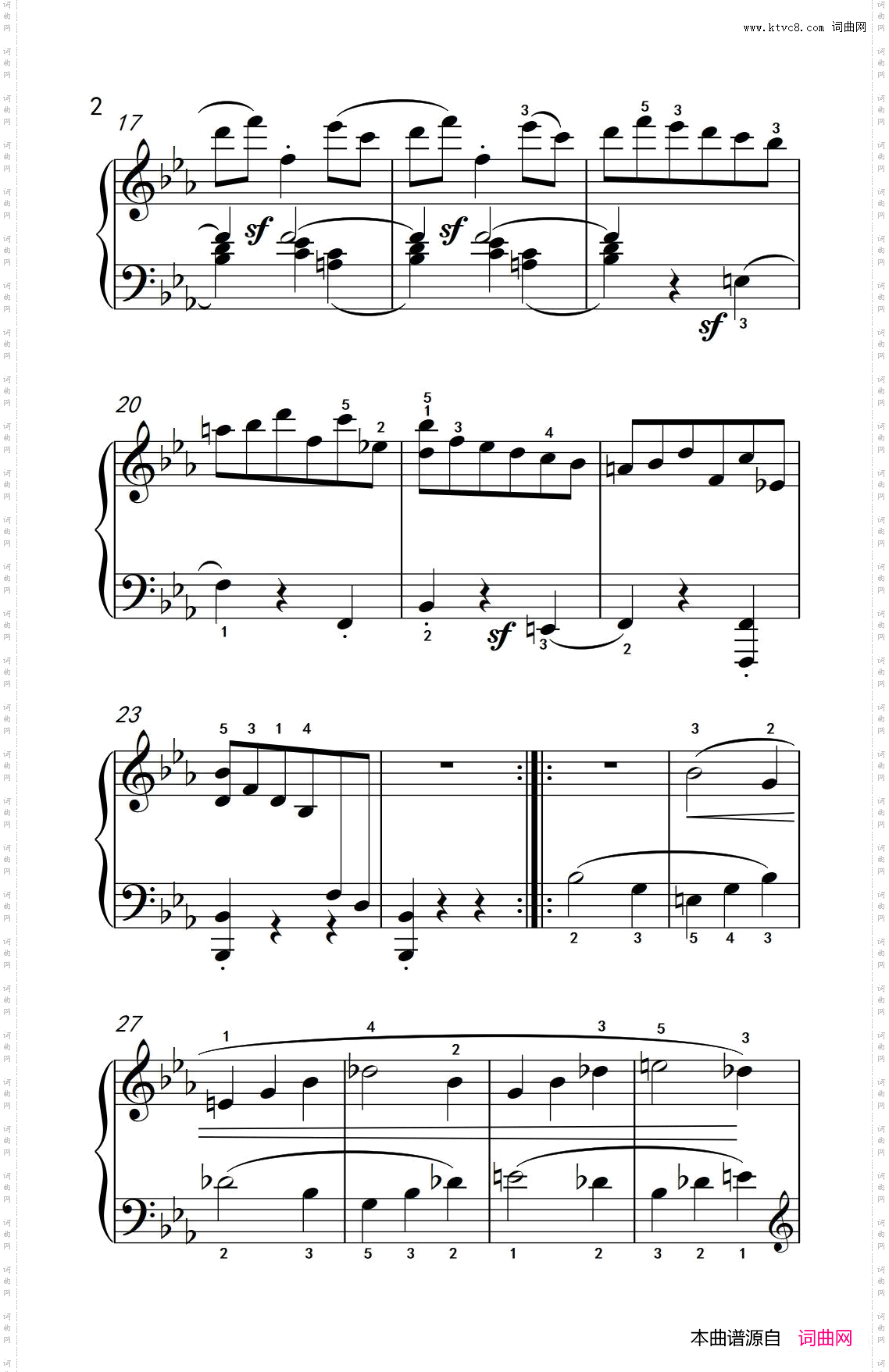 奏鸣曲Opus7第三乐章_贝多芬奏鸣曲集 2