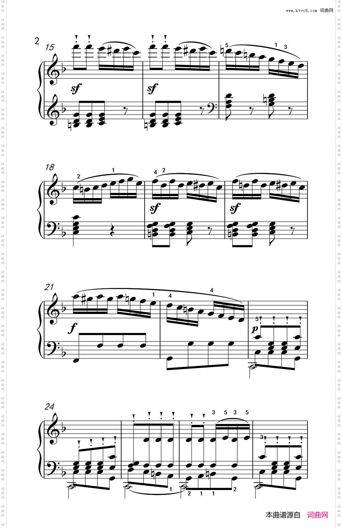 奏鸣曲Opus10Nr.1第三乐章_贝多芬奏鸣曲集 2