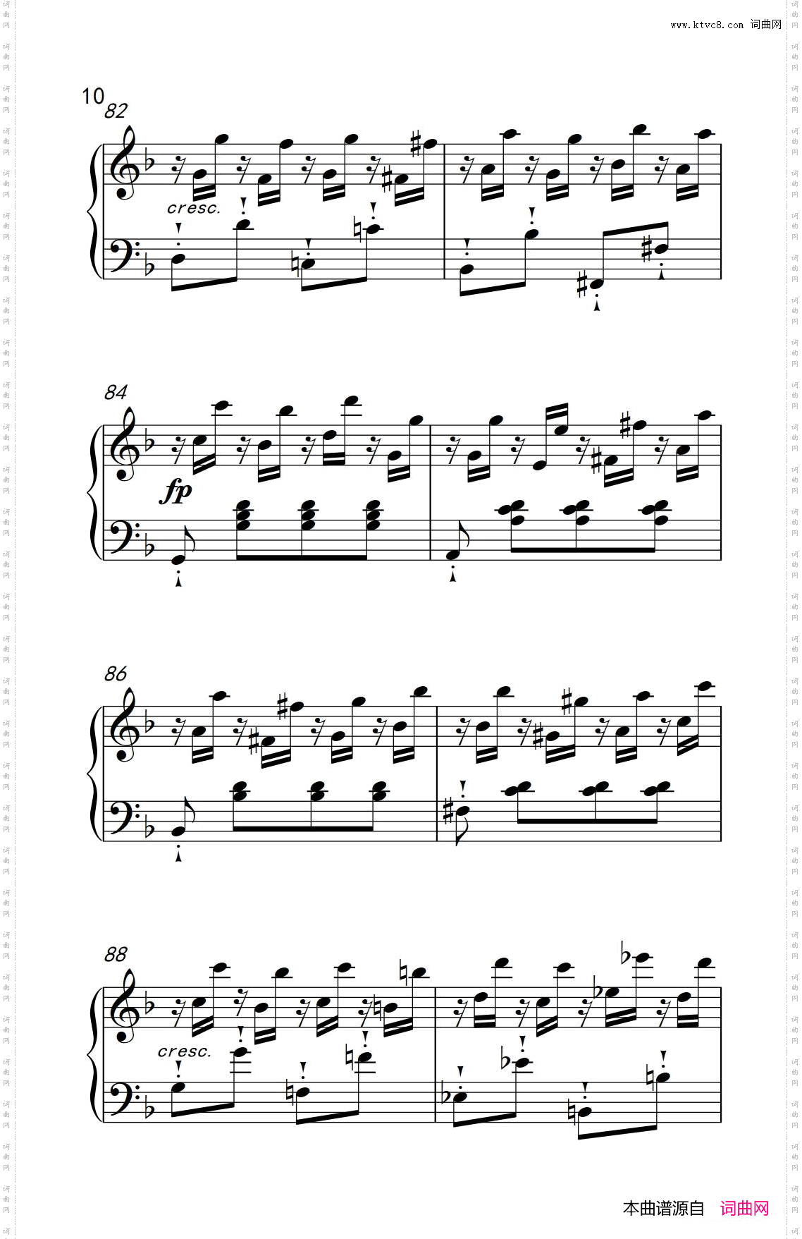 奏鸣曲Opus10Nr.1第一乐章_贝多芬奏鸣曲集 2