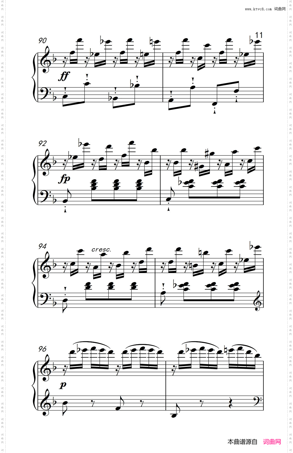 奏鸣曲Opus10Nr.1第一乐章_贝多芬奏鸣曲集 2