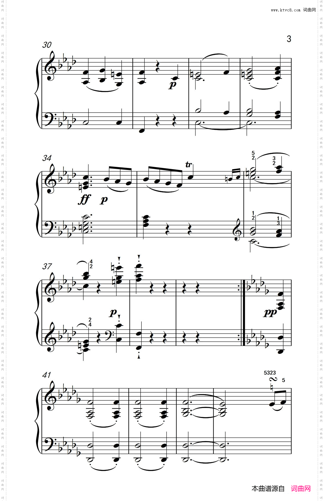 奏鸣曲Opus10Nr.1第二乐章_贝多芬奏鸣曲集 2